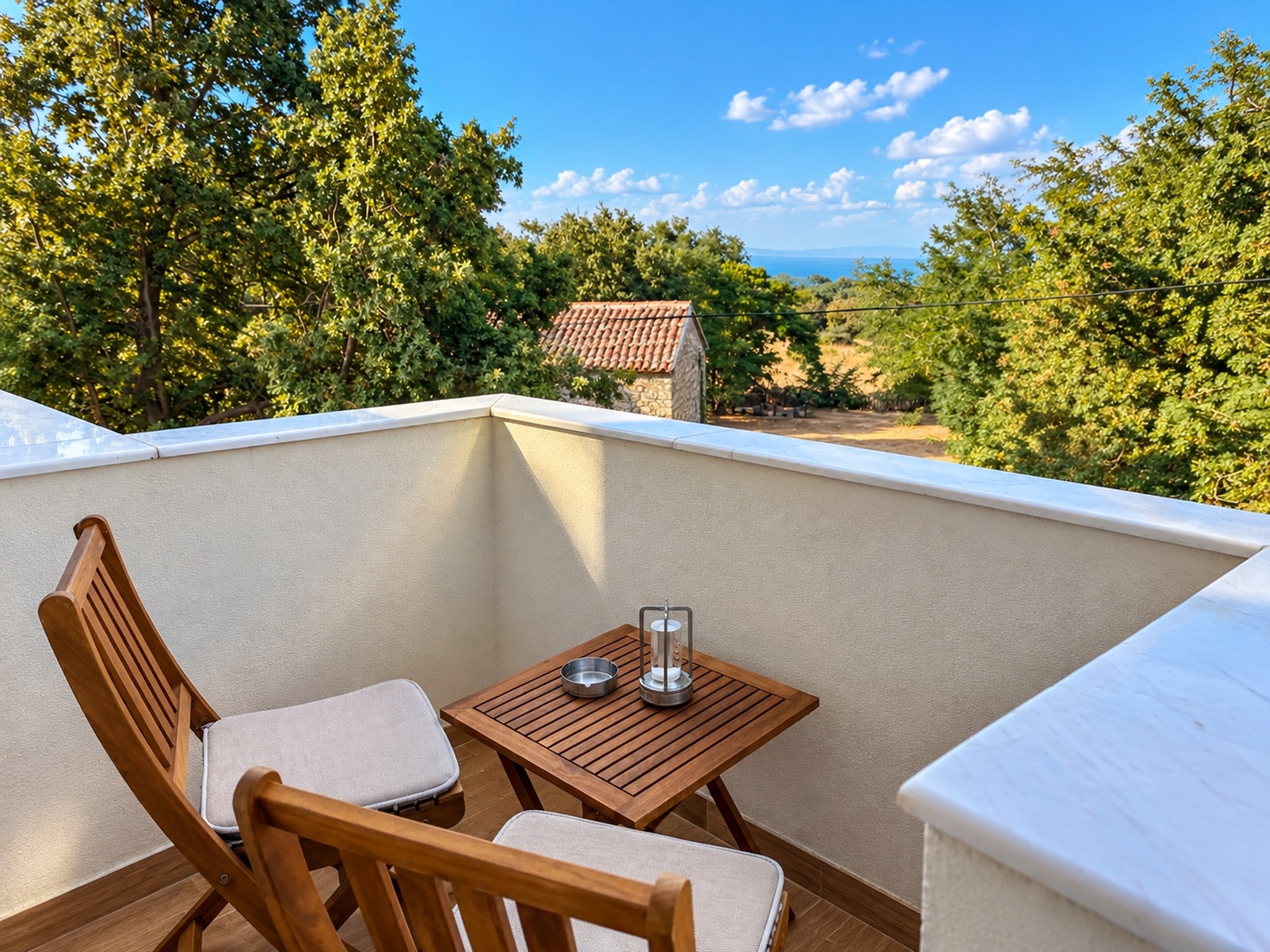 Aetheria Resort private balcony